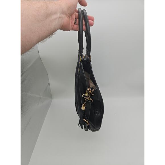 TORY BURCH Dakota Shoulder Bag Hobo Satchel Magnetic Fringe 22 x 17 - Picture 16 of 16